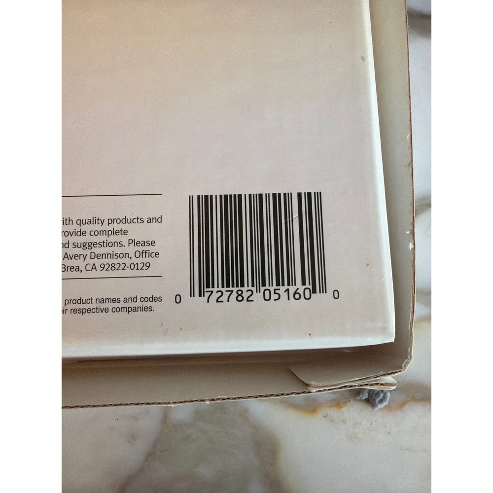 Avery Address Labels White 5160 Laser 3000 Count 1 x 2-5/8 Inch Jam-Free